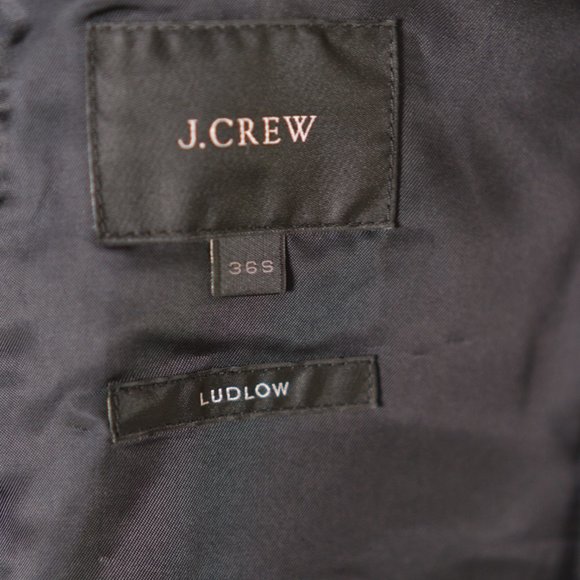 NWT J.Crew - Ludlow Coat in Wool-Cashmere (Navy) - Picture 8 of 11